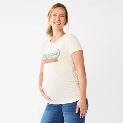 Maternity Sonoma Goods For Life® Fitted Crewneck Graphic Tee 62 Maternity Sonoma Goods For Life® Fitted Crewneck Graphic Tee -Sonoma Clothing Store 5237042 Vintage Happy Mama