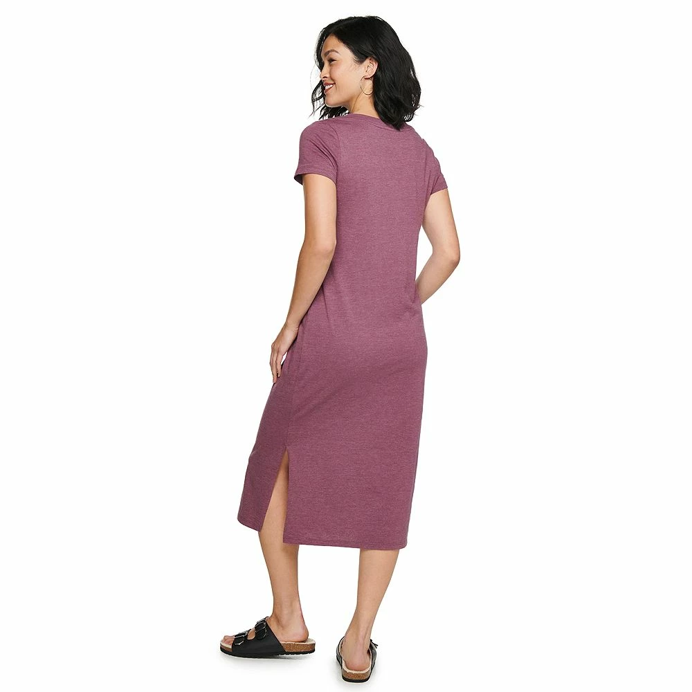 Petite Sonoma Goods For Life® Knit T-Shirt Midi Dress 7 Petite Sonoma Goods For Life® Knit T-Shirt Midi Dress - Image 5