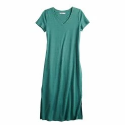 Petite Sonoma Goods For Life® Knit T-Shirt Midi Dress 13 Petite Sonoma Goods For Life® Knit T-Shirt Midi Dress -Sonoma Clothing Store 5237287 ALT5
