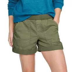 Petite Sonoma Goods For Life® Rib Waistband Utility Shorts