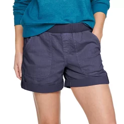 Petite Sonoma Goods For Life® Rib Waistband Utility Shorts -Sonoma Clothing Store 5237319 Violet