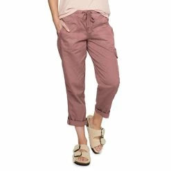 Women's Sonoma Goods For Life® Comfort Waist Utility Capri Pants 16 Women's Sonoma Goods For Life® Comfort Waist Utility Capri Pants -Sonoma Clothing Store 5237613 Kimberly Mauve