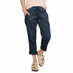 Women's Sonoma Goods For Life® Comfort Waist Utility Capri Pants 17 Women's Sonoma Goods For Life® Comfort Waist Utility Capri Pants -Sonoma Clothing Store 5237613 Navy