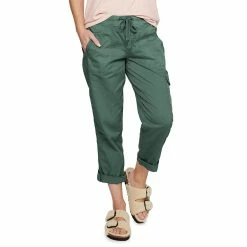 Women's Sonoma Goods For Life® Comfort Waist Utility Capri Pants 24 Women's Sonoma Goods For Life® Comfort Waist Utility Capri Pants -Sonoma Clothing Store 5237613 Teal