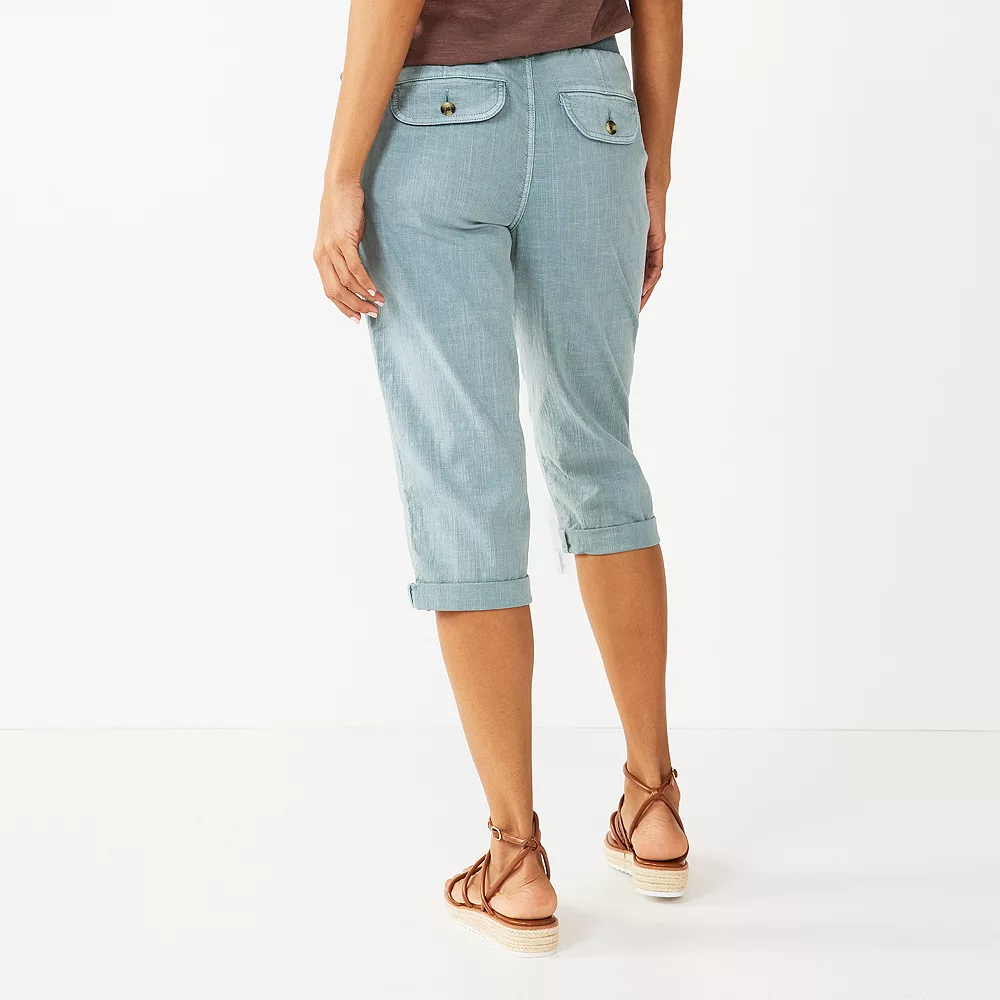 Women's Sonoma Goods For Life® Comfort Waist Pull-On Capri Pants 13 Women's Sonoma Goods For Life® Comfort Waist Pull-On Capri Pants - Image 11