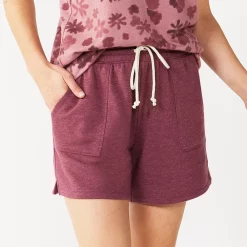 Petite Sonoma Goods For Life® French Terry Sweat Shorts -Sonoma Clothing Store 5241314 Mauve