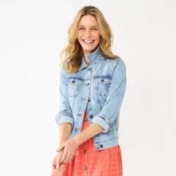 Women's Sonoma Goods For Life® Jean Jacket 10 Women's Sonoma Goods For Life® Jean Jacket -Sonoma Clothing Store 5242667 Super Light Wash