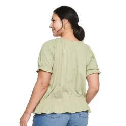 Plus Size Sonoma Goods For Life® Drop Waist Top -Sonoma Clothing Store 5272513 ALT