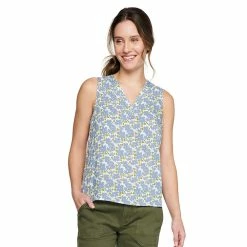 Women's Sonoma Goods For Life® V-Neck Tank 26 Women's Sonoma Goods For Life® V-Neck Tank -Sonoma Clothing Store 5297402 Blue Floral