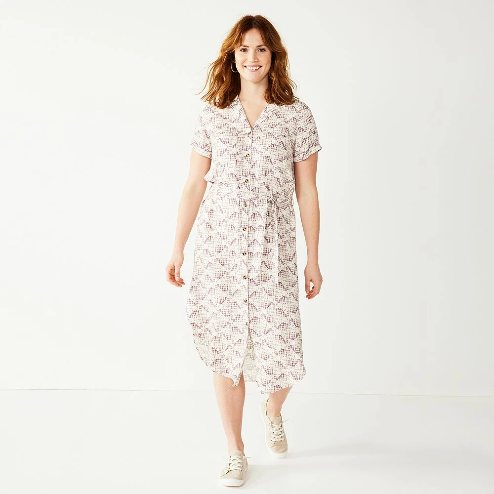 Petite Sonoma Goods For Life® Midi Shirtdress 7 Petite Sonoma Goods For Life® Midi Shirtdress - Image 5