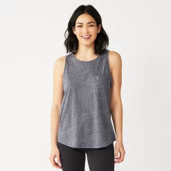 Women's Sonoma Goods For Life® High-Neck Tank -Sonoma Clothing Store 5467284 Gray
