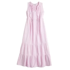 Women's Sonoma Goods For Life® x Lauren Lane Sleeveless Tiered Dress -Sonoma Clothing Store 5489837 ALT5