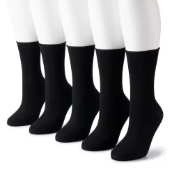 Women's Sonoma Goods For Life® 5-Pack Roll Top Crew Socks
