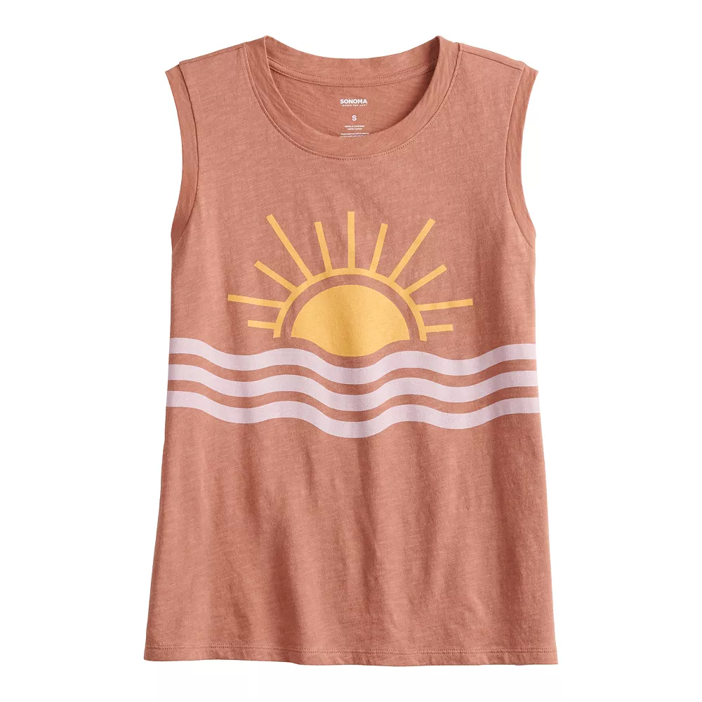 Women's Sonoma Goods For Life® Muscle Graphic Tank 21 Women's Sonoma Goods For Life® Muscle Graphic Tank - Image 19