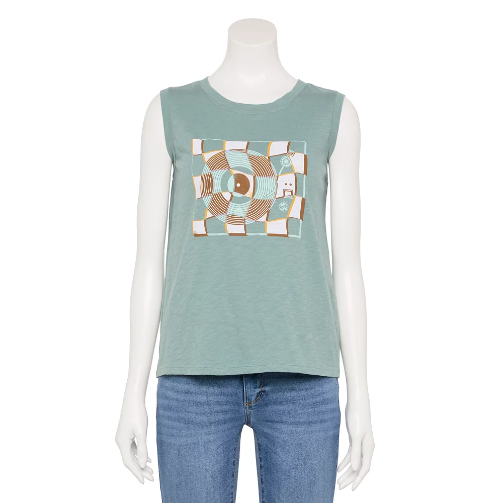 Women's Sonoma Goods For Life® Muscle Graphic Tank 7 Women's Sonoma Goods For Life® Muscle Graphic Tank - Image 5