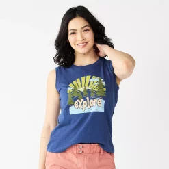 Women's Sonoma Goods For Life® Muscle Graphic Tank 24 Women's Sonoma Goods For Life® Muscle Graphic Tank -Sonoma Clothing Store 5504455 Explore