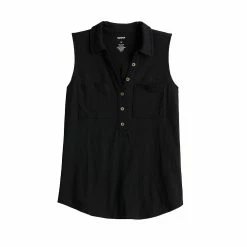 Women's Sonoma Goods For Life® Popover V-neck Utility Tank -Sonoma Clothing Store 5522895 ALT5