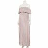 Maternity Sonoma Goods For Life® Ruffled Off-The-Shoulder Maxi Print Dress 2 Maternity Sonoma Goods For Life® Ruffled Off-The-Shoulder Maxi Print Dress -Sonoma Clothing Store 5526627 Happy Stripe