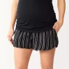 Maternity Sonoma Goods For Life® Smocked Shorts -Sonoma Clothing Store 5532352 Black Stripe