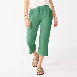 Women's Sonoma Goods For Life® Cropped Lightweight Lounge Pants 11 Women's Sonoma Goods For Life® Cropped Lightweight Lounge Pants -Sonoma Clothing Store 5545996 River Moss