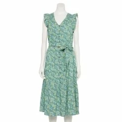 Women's Sonoma Goods For Life® Ruffle Midi Dress