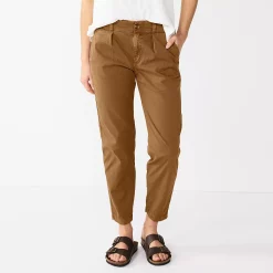 Women's Sonoma Goods For Life® High-Rise Utility Capris -Sonoma Clothing Store 5550937 Cocoa