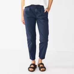 Women's Sonoma Goods For Life® High-Rise Utility Capris -Sonoma Clothing Store 5550937 Navy