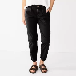 Women's Sonoma Goods For Life® High-Rise Utility Capris -Sonoma Clothing Store 5550937 Pitch Black