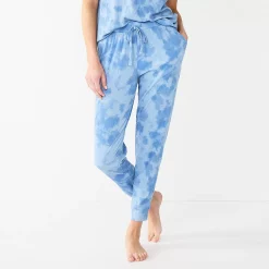 Women's Sonoma Goods For Life® Essential Banded Bottom Pajama Pants 11 Women's Sonoma Goods For Life® Essential Banded Bottom Pajama Pants -Sonoma Clothing Store 5553611 Blue Dye