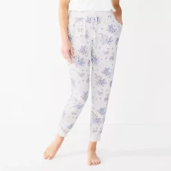 Women's Sonoma Goods For Life® Essential Banded Bottom Pajama Pants 12 Women's Sonoma Goods For Life® Essential Banded Bottom Pajama Pants -Sonoma Clothing Store 5553611 White Floral