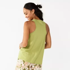 Women's Sonoma Goods For Life® Essential Pajama Tank Top -Sonoma Clothing Store 5558709 ALT