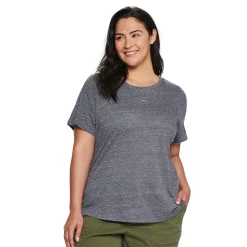 Petite Plus Size Sonoma Goods For Life® Crewneck Tee -Sonoma Clothing Store 5572597 Dark Gray Texture