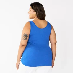 Plus Size Sonoma Goods For Life® Layering Tank -Sonoma Clothing Store 5578857 ALT