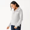 Women's Sonoma Goods For Life® Cozy Quarter-Zip Sweater