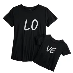 Maternity Sonoma Goods For Life® Mommy & Me Graphic Tee Set -Sonoma Clothing Store 5599953 Love