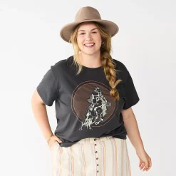 Plus Size Sonoma Goods For Life® Relaxed Graphic Tee -Sonoma Clothing Store 5611932 Cowboy