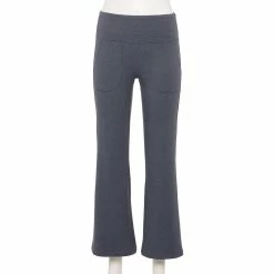 Petite Sonoma Goods For Life® Pocket Flare High-Waisted Leggings -Sonoma Clothing Store 5612089 Violet