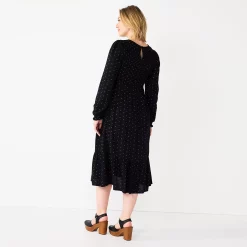 Maternity Sonoma Goods For Life® Smocked Bodice Midi Dress 7 Maternity Sonoma Goods For Life® Smocked Bodice Midi Dress -Sonoma Clothing Store 5662002 ALT