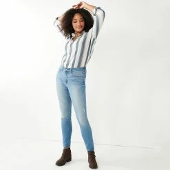 Women's Sonoma Goods For Life® Curvy High-Waisted Skinny Jeans 22 Women's Sonoma Goods For Life® Curvy High-Waisted Skinny Jeans -Sonoma Clothing Store 5670980 ALT4