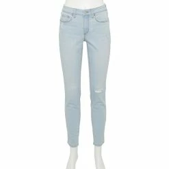 Women's Sonoma Goods For Life® Curvy High-Waisted Skinny Jeans 17 Women's Sonoma Goods For Life® Curvy High-Waisted Skinny Jeans -Sonoma Clothing Store 5670980 Artic Blue