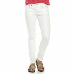 Women's Sonoma Goods For Life® Supersoft Stretch Midrise Skinny Jeans -Sonoma Clothing Store 5671206 New White