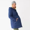 Maternity Sonoma Goods For Life® Cinch Waist Puffer Jacket -Sonoma Clothing Store 5685590 Blue