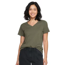 Women's Tall Sonoma Goods For Life® Everyday V-Neck Tee -Sonoma Clothing Store 5686285 Olive