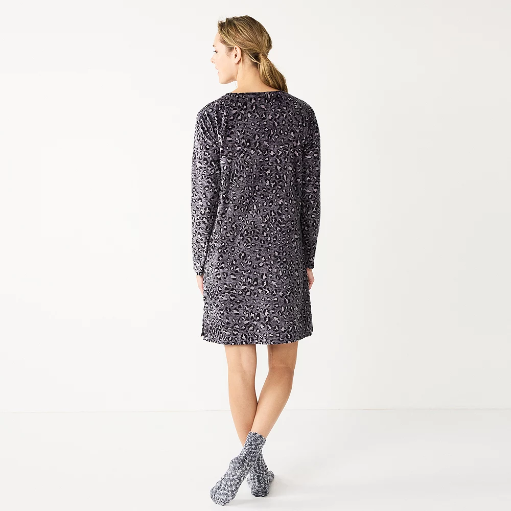 Women's Sonoma Goods For Life® 2-pc. Long Sleeve Crewneck Sleepshirt & Socks Set 8 Women's Sonoma Goods For Life® 2-pc. Long Sleeve Crewneck Sleepshirt & Socks Set - Image 6