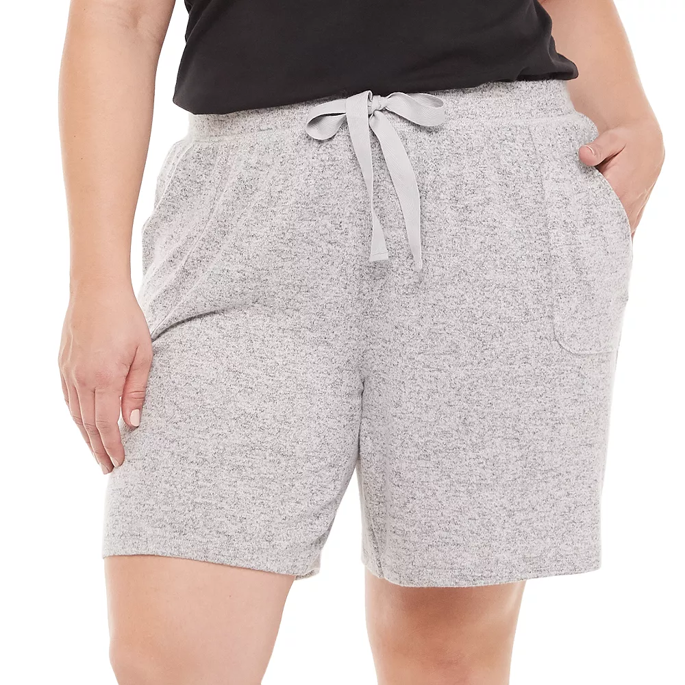 Plus Size Sonoma Goods For Life® Essential Bermuda Pajama Shorts 5 Plus Size Sonoma Goods For Life® Essential Bermuda Pajama Shorts - Image 3