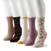Sonoma Goods For Life® 5 Pack Floral Crew Socks