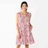 Women's Sonoma Goods For Life® Tiered Sleeveless Dress 2 Women's Sonoma Goods For Life® Tiered Sleeveless Dress -Sonoma Clothing Store 5748599 Pink Floral