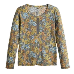 Women's Sonoma Goods For Life® Essential Henley Top -Sonoma Clothing Store 5816147 ALT5