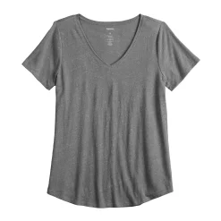 Women's Sonoma Goods For Life® Essential V-Neck Tee -Sonoma Clothing Store 5824995 ALT5