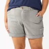 Plus Size Sonoma Goods For Life® Comfort Waist Utility Bermuda Shorts 1 Plus Size Sonoma Goods For Life® Comfort Waist Utility Bermuda Shorts -Sonoma Clothing Store 5927089 Light Gray